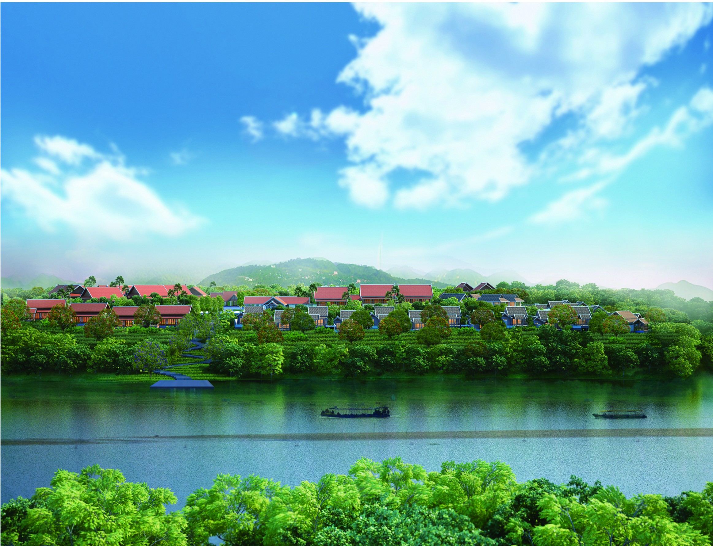 Projet du Nouveau Monde de Luang Prabang au Laos