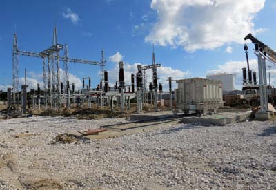 Subestación de 110kV en Cabaiguán de Cuba